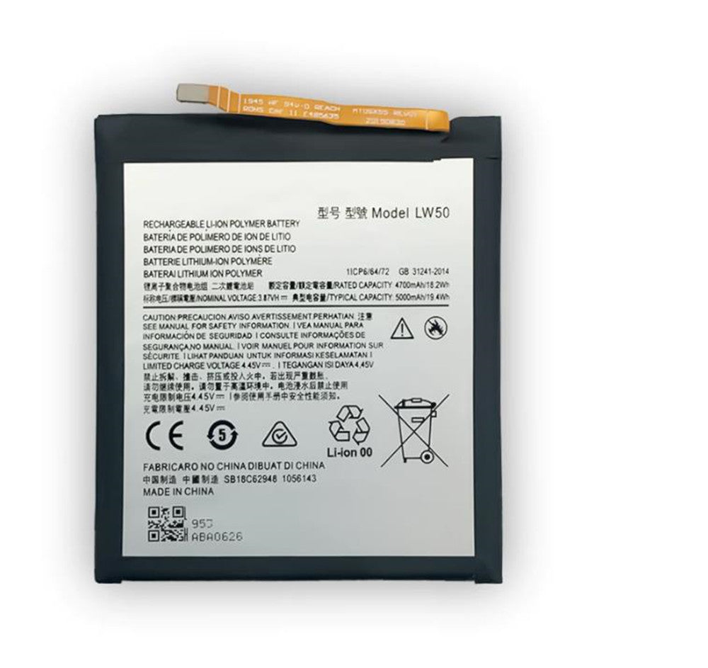 Batterie de remplacement pour Motorola Moto Edge+ Plus (2020) (XT2061), LW50 Batterie de remplacement pour Motorola Moto Edge+ Plus (2020) (XT2061), LW50
